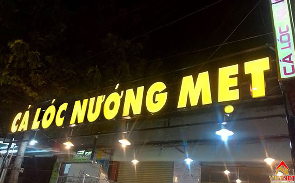 Thi công biển quảng cáo quán nhậu tại Quảng Ninh