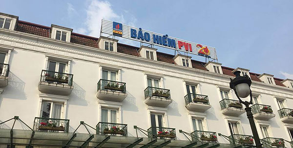 Thiết kế biển quảng cáo trên nóc nhà tại Hải Phòng