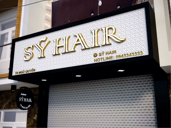Kinh nghiệm thiết kế biển quảng cáo salon tóc