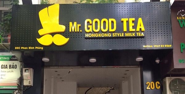 Làm biển quảng cáo quán trà sữa giá rẻ tại Quảng Ninh