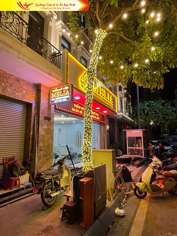 làm biển thẩm mỹ viện melia