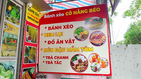 mẫu biển quảng cáo đồ ăn vặt nổi bật
