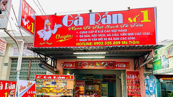 mẫu biển quảng cáo đồ ăn vặt siêu nổi bật