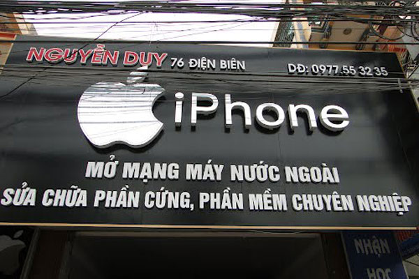 Một số lưu ý làm biển quảng cáo cho cửa hàng điện thoại