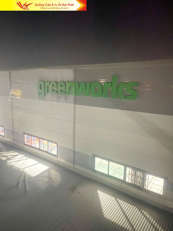 thi công chữ nồi greengrow