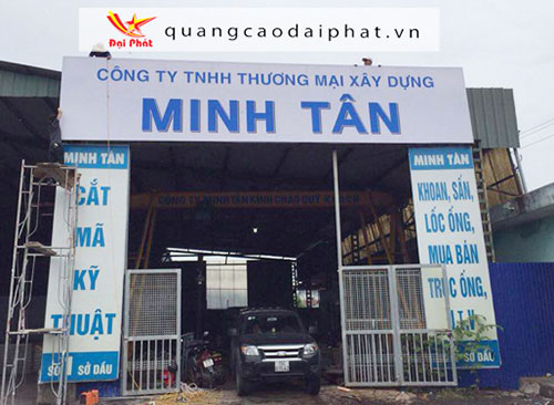 Biển pano Công ty Minh Tân